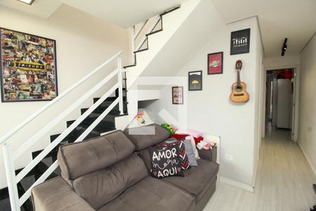 Sala de apartamento à venda com 2 quartos, 100m² em Jardim Santo Alberto, Santo André
