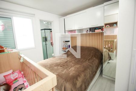 Suíte de apartamento à venda com 2 quartos, 100m² em Jardim Santo Alberto, Santo André