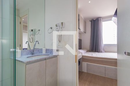 Banheiro de kitnet/studio à venda com 1 quarto, 19m² em Brás, São Paulo