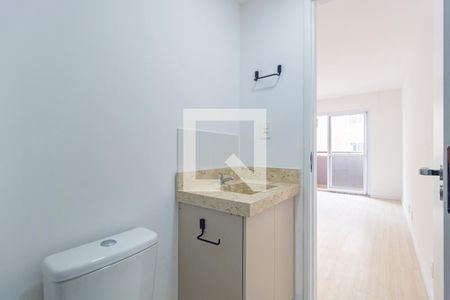 Banheiro de kitnet/studio à venda com 1 quarto, 22m² em Brás, São Paulo