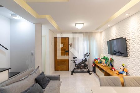 Sala e Cozinha  de casa de condomínio à venda com 2 quartos, 71m² em Cidade Patriarca, São Paulo