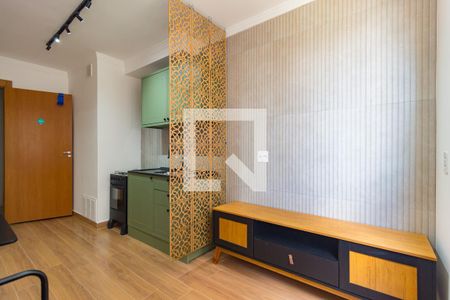 Sala de apartamento para alugar com 1 quarto, 25m² em Belenzinho, São Paulo