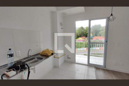 Sala/Cozinha de apartamento para alugar com 2 quartos, 42m² em Vila Varela, Poá