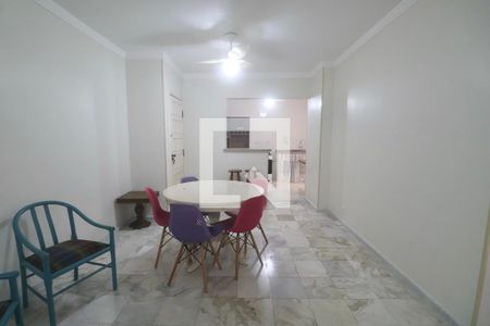 Sala de apartamento para alugar com 2 quartos, 80m² em Barra Funda, Guarujá