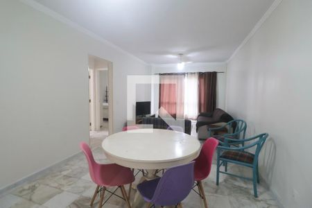 Sala de apartamento para alugar com 2 quartos, 80m² em Barra Funda, Guarujá