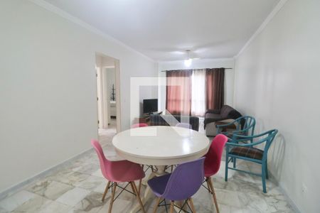 Sala de apartamento para alugar com 2 quartos, 80m² em Barra Funda, Guarujá