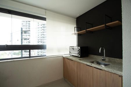 Varanda Sala  de apartamento para alugar com 1 quarto, 55m² em Jardim Emilia, Sorocaba