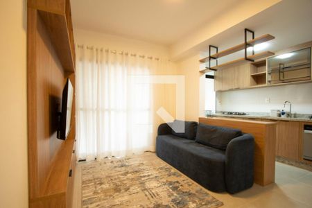 Sala  de apartamento para alugar com 1 quarto, 55m² em Jardim Emilia, Sorocaba