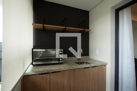 Varanda Sala  de apartamento para alugar com 1 quarto, 55m² em Jardim Emilia, Sorocaba