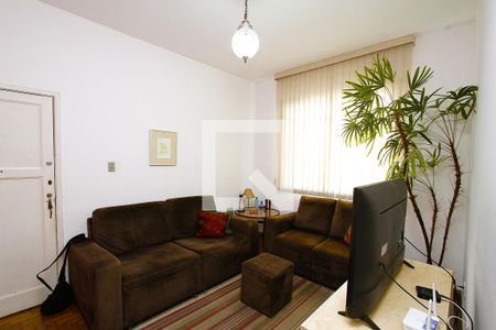 Sala de apartamento à venda com 3 quartos, 98m² em Barroca, Belo Horizonte