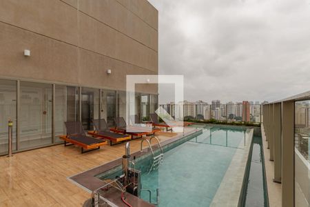 Área comum - Piscina de kitnet/studio à venda com 1 quarto, 26m² em Indianópolis, São Paulo