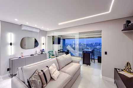 Sala de apartamento à venda com 2 quartos, 79m² em Chácara Seis de Outubro, São Paulo