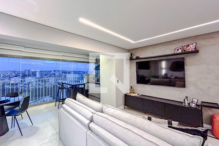 Sala de apartamento à venda com 2 quartos, 79m² em Chácara Seis de Outubro, São Paulo