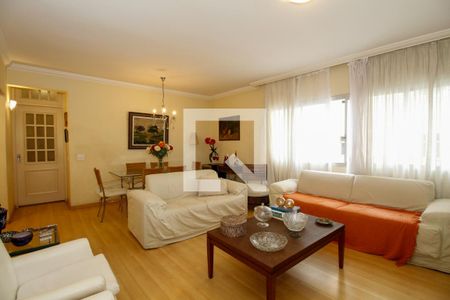 Sala de Estar e Jantar de apartamento à venda com 3 quartos, 130m² em Jardim Paulista, São Paulo