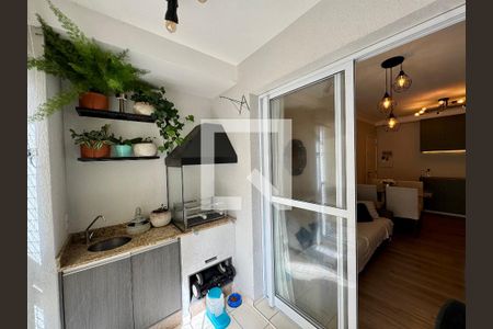 Varanda da Sala de apartamento à venda com 2 quartos, 59m² em Picanço, Guarulhos