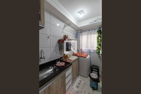 Sala/Cozinha/Área de Serviço  de casa de condomínio à venda com 2 quartos, 44m² em Jardim Lisboa, São Paulo
