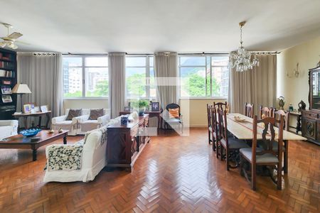 Sala  de apartamento à venda com 3 quartos, 206m² em Botafogo, Rio de Janeiro