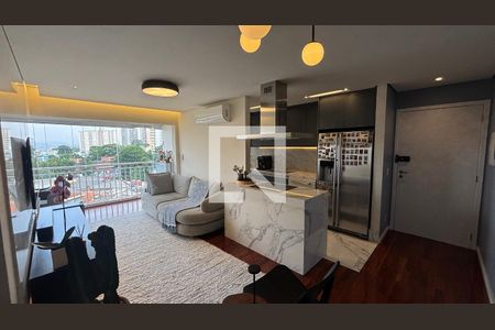 Sala - Sala de Jantar de apartamento à venda com 2 quartos, 72m² em Vila Assunção, Santo André