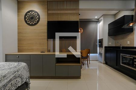 Sala de apartamento para alugar com 1 quarto, 43m² em Vila Mogilar, Mogi das Cruzes