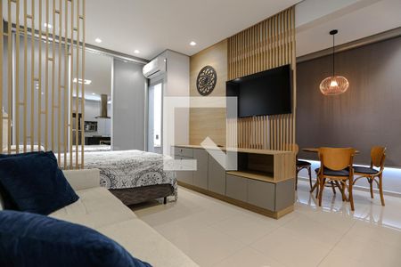 Sala de apartamento para alugar com 1 quarto, 43m² em Vila Mogilar, Mogi das Cruzes