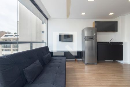 Varanda de kitnet/studio à venda com 1 quarto, 47m² em Vila Olímpia, São Paulo
