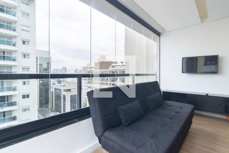 Varanda de kitnet/studio à venda com 1 quarto, 47m² em Vila Olímpia, São Paulo