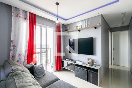 Sala de apartamento à venda com 2 quartos, 53m² em Vila Paulista, Guarulhos