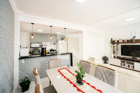 Sala de jantar de apartamento à venda com 2 quartos, 76m² em Vila Nova Manchester, São Paulo