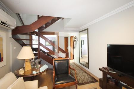 Sala de apartamento à venda com 3 quartos, 217m² em Petrópolis, Porto Alegre