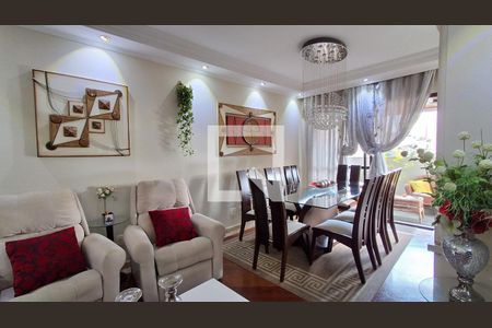 Sala de apartamento à venda com 3 quartos, 130m² em Vila Caminho do Mar, São Bernardo do Campo