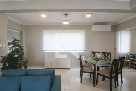 Sala de apartamento para alugar com 2 quartos, 170m² em Tortuga, Guarujá