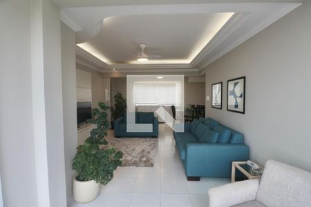 Sala de apartamento para alugar com 2 quartos, 170m² em Tortuga, Guarujá