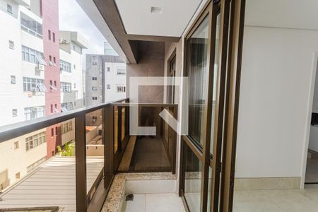 Varanda da Sala de apartamento à venda com 2 quartos, 66m² em Savassi, Belo Horizonte