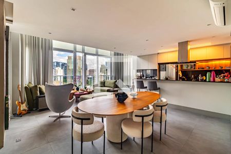 Sala de apartamento para alugar com 2 quartos, 210m² em Jardim Paulistano, São Paulo