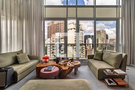 Sala de apartamento para alugar com 2 quartos, 210m² em Jardim Paulistano, São Paulo