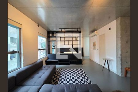 Sala de apartamento para alugar com 1 quarto, 70m² em Vila Olímpia, São Paulo