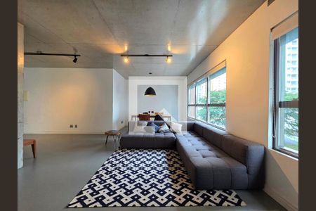 Sala de apartamento para alugar com 1 quarto, 70m² em Vila Olímpia, São Paulo