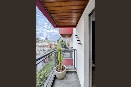 Varanda da Sala de apartamento para alugar com 2 quartos, 57m² em Vila Regente Feijó, São Paulo
