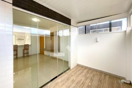 Varanda da Sala de apartamento para alugar com 3 quartos, 113m² em Caiçaras, Belo Horizonte