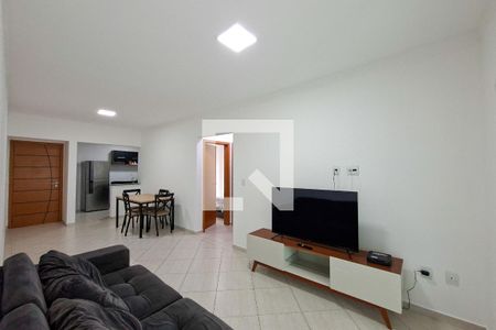 Sala de apartamento para alugar com 2 quartos, 84m² em Aviação, Praia Grande