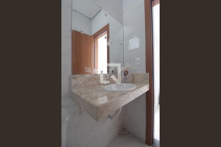 Lavabo de casa de condomínio à venda com 3 quartos, 139m² em Trevo, Belo Horizonte