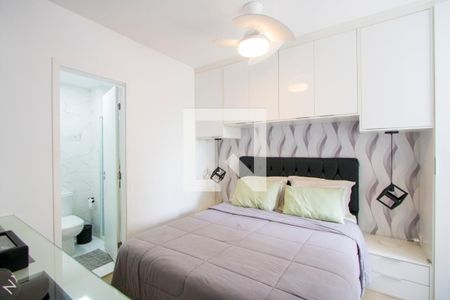Quarto 1 - Suíte de apartamento à venda com 2 quartos, 60m² em Vila Apiai, Santo André
