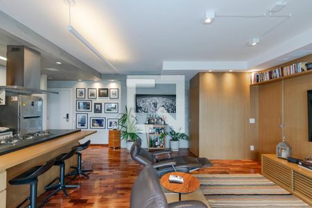 Sala de apartamento para alugar com 1 quarto, 73m² em Jardim das Acacias, São Paulo