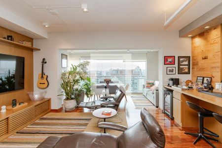 Sala de apartamento para alugar com 1 quarto, 73m² em Jardim das Acacias, São Paulo