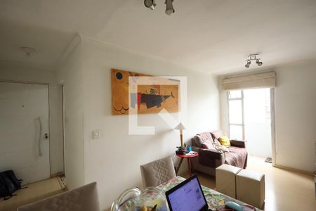 Sala de estar- Sala de jantar de apartamento à venda com 1 quarto, 50m² em Jardim Taquaral, São Paulo