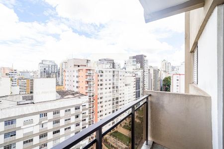 Sacada de apartamento para alugar com 1 quarto, 45m² em Cerqueira César, São Paulo