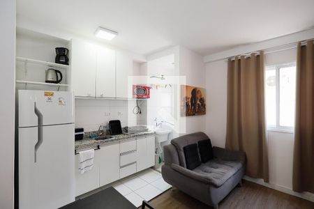Sala / Cozinha  de apartamento para alugar com 1 quarto, 31m² em Vila Mazzei, São Paulo