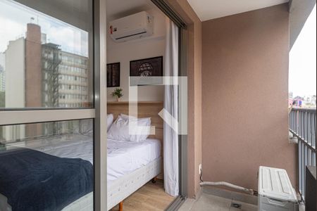 Varanda do Quarto de kitnet/studio para alugar com 1 quarto, 25m² em Consolação, São Paulo