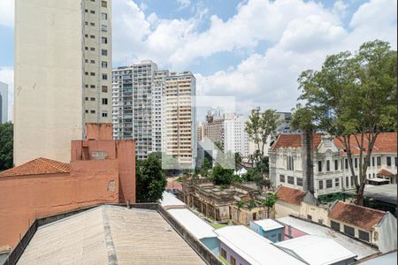 Vista da Varanda do Quarto de kitnet/studio para alugar com 1 quarto, 25m² em Consolação, São Paulo