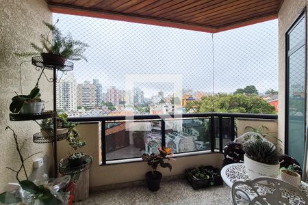 Varanda da Sala de apartamento à venda com 3 quartos, 123m² em Santa Terezinha, São Bernardo do Campo